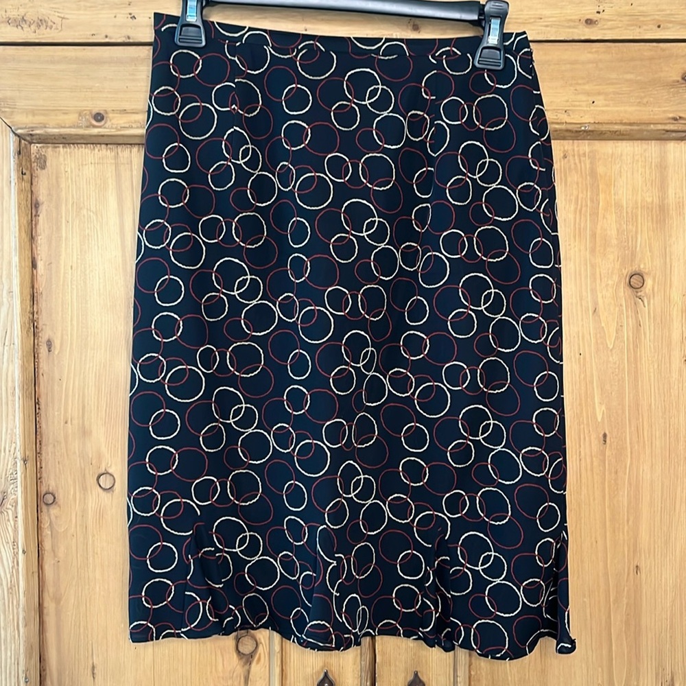 Talbots Vintage Silk Petite Skirt
